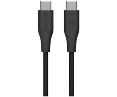 eSTUFF INFINITE (GRS) USB-C į USB-C laidas, 2 m, juodas. Be PVC.