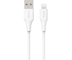 Kabelis USB eStuff Lightning - USB-A 1 m Baltas (ES601170-BULK)