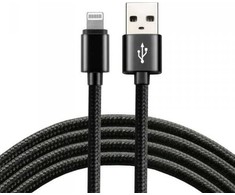Įkroviklis - everActive CBB-2IB USB Lightning 2.4A 480 Mbps 2.0m Juodas