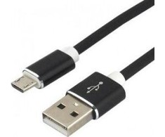 USB Laidas - EverActive CBS-1.5MB Micro USB 2.4A 480 Mbps 1.5m Juoda