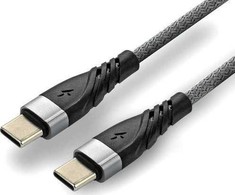 USB-C Įkrovimo Laidas – everActive CBB-1CG, 3 A, 480 Mbps, 1 m, Pilkas