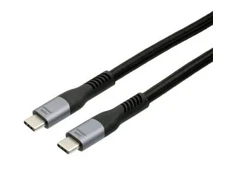 USB kabelis Exsys EX-K1598-1.0 USB4, USB-C USB-C, 8K UHD-2, 40 Gbit/s, 5 A, 240 W, juodas, 1 m