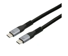 EXSYS GmbH USB 4 laidas, USB-C jungtys abiejuose galuose, 40 Gbit/s, 5A, 240W, juodas, pintas, 2,0 m (EX-K1598-2.0)