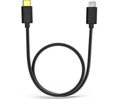 USB kabelis FiiO USB-C - Žaibas 0,5 m Juodas (6953175730130)