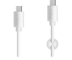 Fixed Fiksuotas USB-C/USB-C su PD palaikymu, USB 2.0, 2 m, 60 W, balta