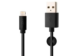 Fixed Ištaisyta | Duomenų ir įkrovimo kabelis su USB/lightning jungtimis | Juodas