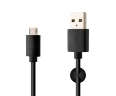 Fixed USB/micro USB 1m, juoda