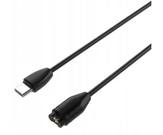 FIXED USB-C do Garmin Forerunner/Fenix/Venu/Vívoactive/Instinct | 2m | juoda