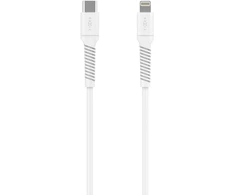 Kabelis USB Fixed USB-C - Lightning 1.2 m Baltas (FIXDLS2-CL12-WH)