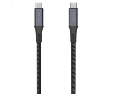 Kabelis USB Fixed USB-C - USB-C 2 m Pilka (FIXDBP-CC2-GR)