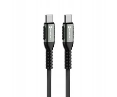 USB C į USB C laidas Forcell F-Energy QC4.0 PD 5A 100W Cafule 0,5 m C260 juodas