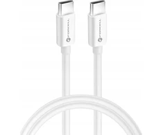 USB C į USB C laidas Forcell F-Energy QC4.0 PD 5A 100W 1 m C339 baltas