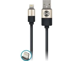 Forever USB laidas su iPhone 8-PIN 1m 2A, juodas