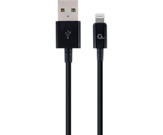 GEMBIRD CC-USB2P-AMLM-2M Gembird 8 kontaktų įkrovimo ir duomenų kabelis, 2 m, juodas