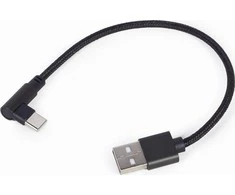 Gembird Cablexpert | Angled USB Type-C charging and data cable | CC-USB2-AMCML-0.2M