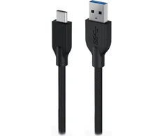 Kabelis USB Genius USB-A - USB-C 1 m Juodas (32590007400)