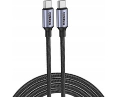 Kabelis GEPARD USB-C - USB-C 60W metalinė galvutė 2m