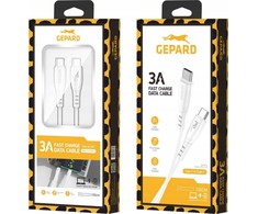 Kabelis GEPARD USB-C - USB-C 60W