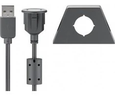 USB 2.0 ilgintuvas su fiksuotu tvirtinimu Goobay 0,6m