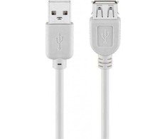 „Goobay Thunderbolt“ – 5 m pilkos spalvos USB-A USB laidas (JAB-853832)