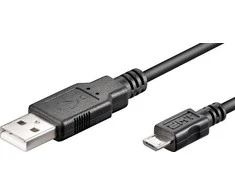 Goobay | 93920 USB 2.0 Hi-Speed kabelis | USB-A į mikro-USB USB 2.0 kištukas (A tipas) | USB 2.0 mikro kištukas (B tipas)