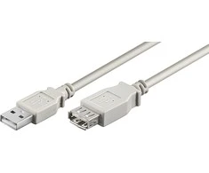 USB kabelis Goobay USB-A - USB-A 1,8 m Balta (68715)