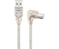 Goobay USB-A – USB-B USB laidas, 0,5 m skaidrus (JAB-758947)