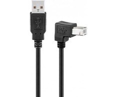 Goobay USB-A – USB-B USB laidas 1 m juodas (JAB-294789)