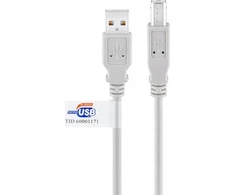 Kabelis USB Goobay USB-A - USB-B 3 m Pilka (50832)