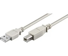 USB kabelis Goobay USB-A - USB-B 3 m Pilkas (68713)