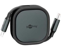 USB kabelis Goobay USB-C - USB-C 1 m, juodas