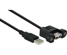 Kabelis USB Good Connections USB-A - USB-A 1.8 m Juodas (2511-2E)