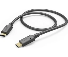Hama USB-C - USB-C 1.5m, juoda