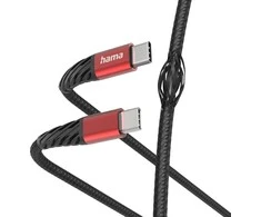 Hama Extreme USB-C - USB-C, 1.5m, juoda