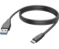 Hama USB-A - USB-C, 3m, juoda