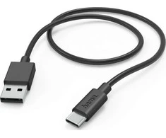 Kabelis Hama USB A 3.1 - USB C, 1m, juodas