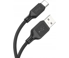 Cable USB A to USB C Hoco 3A 1 m X90 juodas