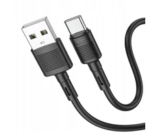 Cable USB A to USB C Hoco 3A 1 m X83 juodas