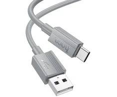 USB A į USB C laidas Hoco 3A 1 m X107 pilka