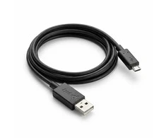 „Hewlett Packard“ (HP) „Poly USB-A“ – „Micro USB“ kabelis (1500 mm)
