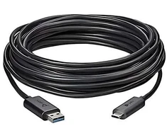 USB kabelis HP USB-A - USB-C 10 m Juodas (Active Optical USB 3.1 Cable)