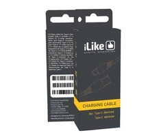 iLike CTT01 Izturīgs TPE USB-C uz USB-C (Type-C) Ātra 3.1A Datu un Lādētāja Vads 1m Balts