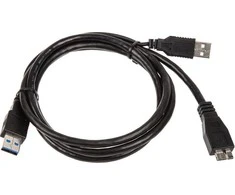 USB kabelis InLine 2x USB- A - 1 m Juoda (35415Y)