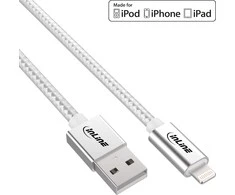 InLine Lightning USB laidas, sidabrinis/aliuminis, 1 m MFi sertifikuotas