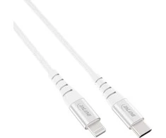 USB kabelis InLine USB- C - Žaibas 2 m sidabro (31460C)