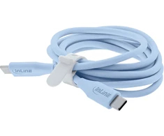 USB kabelis InLine USB-C - USB-C 0,5 m Mėlyna