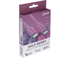 USB laidas InLine USB-C - USB-C 0,5 m Violetinis