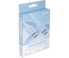 USB kabelis InLine USB-C - USB-C 0,5 m Mėlyna