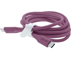 USB kabelis InLine USB-C - USB-C 1 m Violetinė