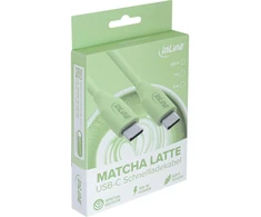 USB kabelis InLine USB-C - USB-C 1 m Žalias